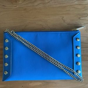 Jimmy Choo Authentic Lockett Shoulder/S Jeans Calf Leather Bag